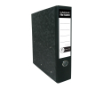 Lever Arch File With Storage Pocket A4/80 Executive Black Spine