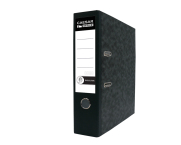 Lever Arch File A4/80 Executive, Rado, Compressor Bar - colored spine, Black