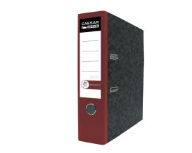 Lever Arch File A4/80 Executive, RADO, Compressor Bar - colored spine Red