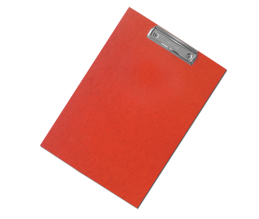 Clipboard A4 RainbowLine pressboard Red